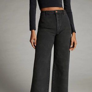 Anthropologie PILCRO JAMES CROPPED WIDE-LEG PANTS - 28